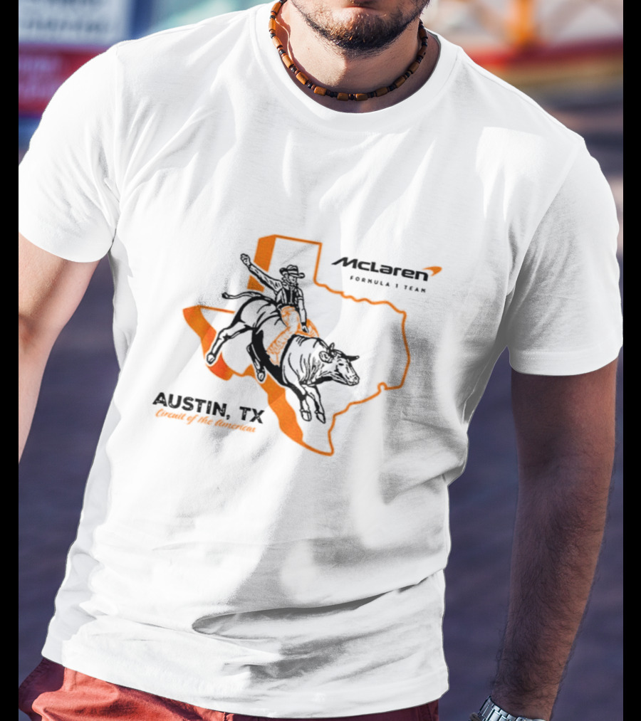 Mclaren Formula 1 Team Texas Circuit Of The Americas Austin TX T-Shirt