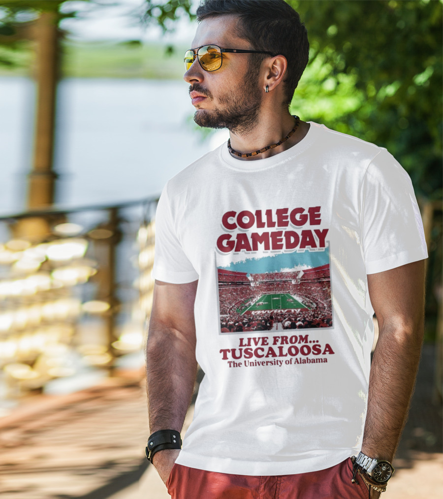 College GameDay Live From Tuscaloosa The University Of Alabama T-Shirt