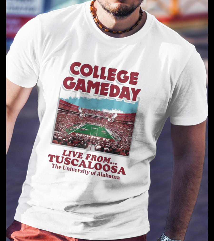College GameDay Live From Tuscaloosa The University Of Alabama T-Shirt