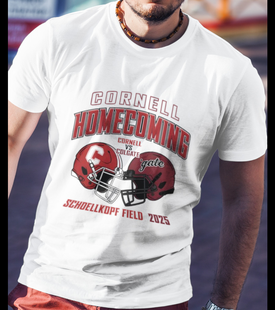 Cornell Homecoming 2025 Cornell Vs Colgate Schoellkopf Field Game Day T-Shirt