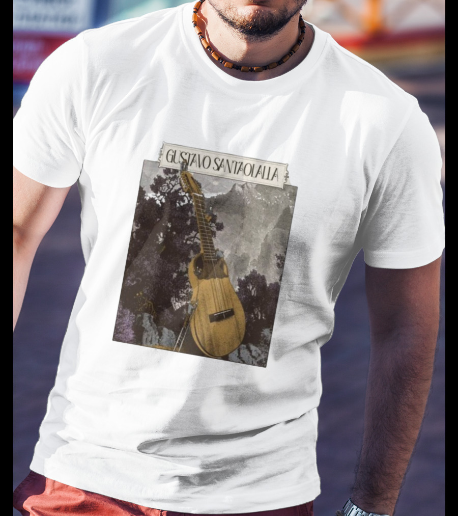Gustavo Santaolalla Guitar Tour 2025 Artwork T-Shirt
