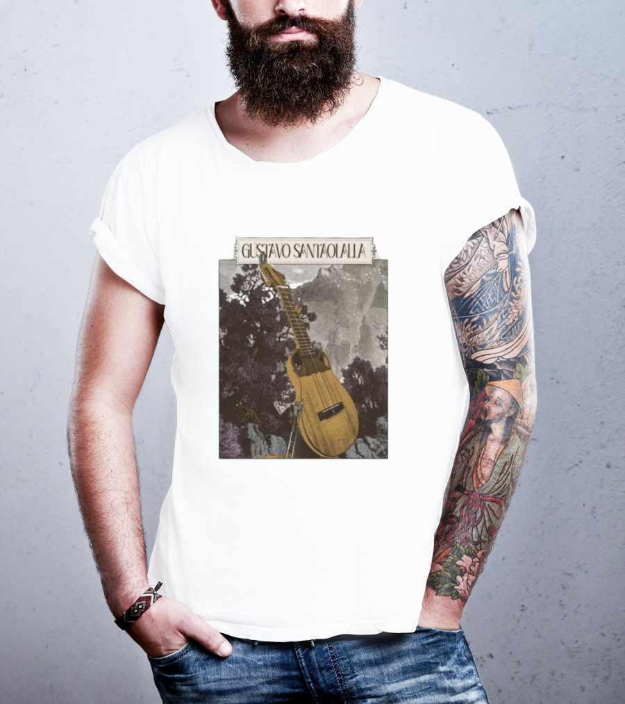 Gustavo Santaolalla Guitar Tour 2025 Artwork T-Shirt