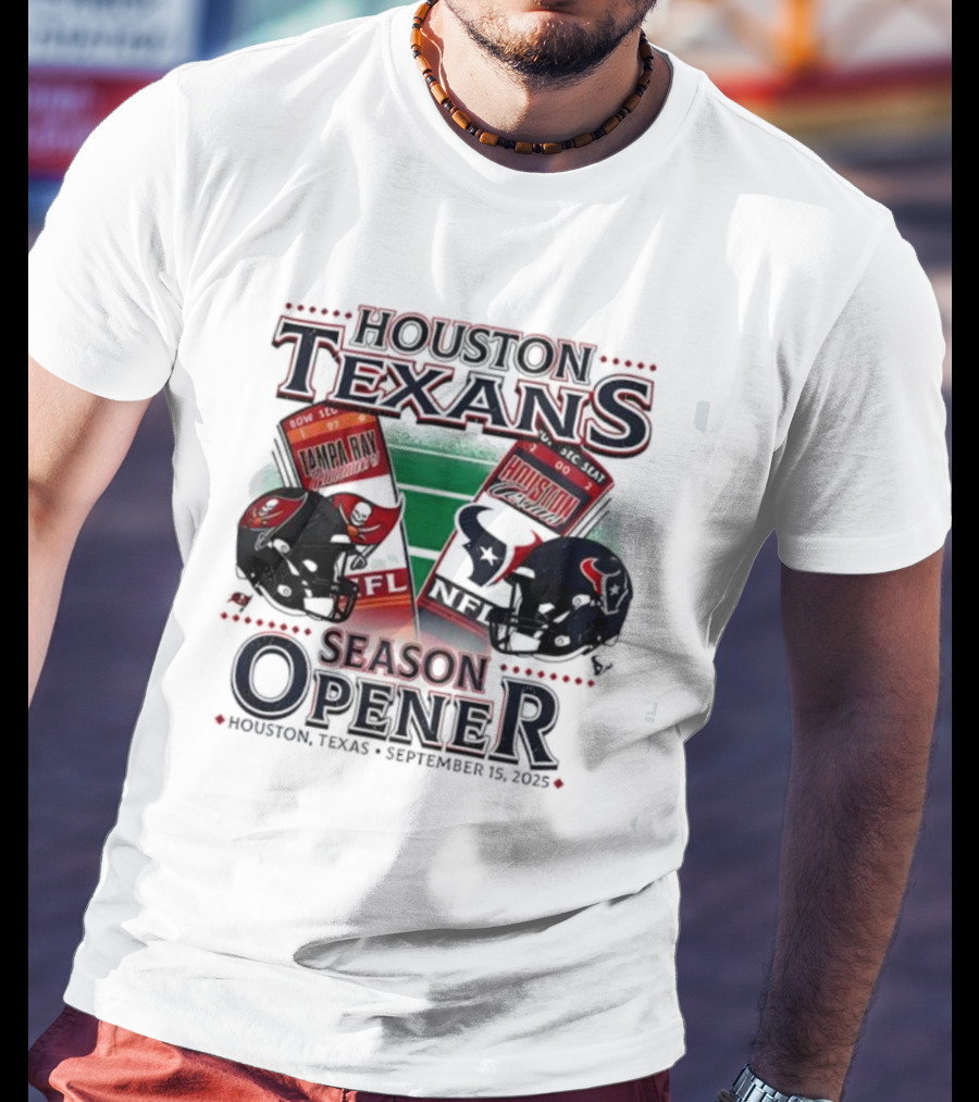 Houston Texans Vs Tampa Bay Buccaneers Season Opener September 15 2023 Houston Texas T-Shirt
