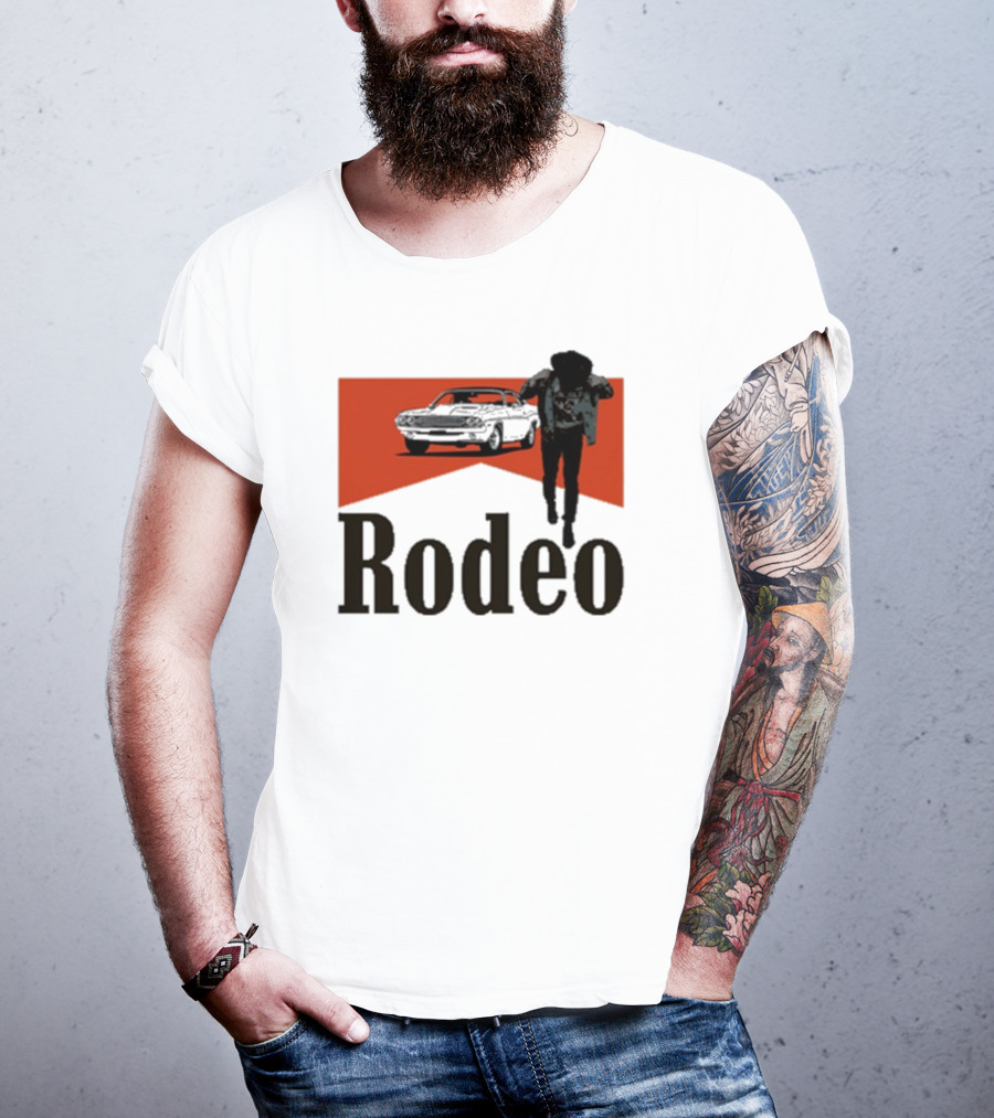 Johnny Stimson Rodeo Car Silhouette T-Shirt