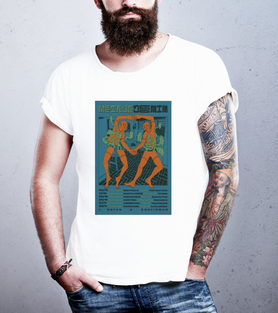 Metade De Mim October 2025 São Paulo Curitiba Tour Dates T-Shirt