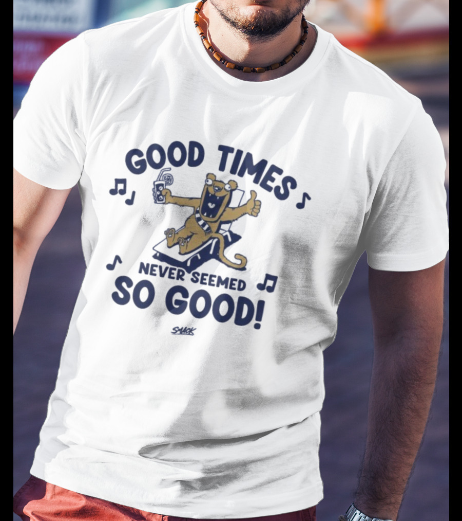 Penn State Nittany Lions Good Times Never Seemed So Good Mascot Lounge Chair Thumbs Up T-Shirt