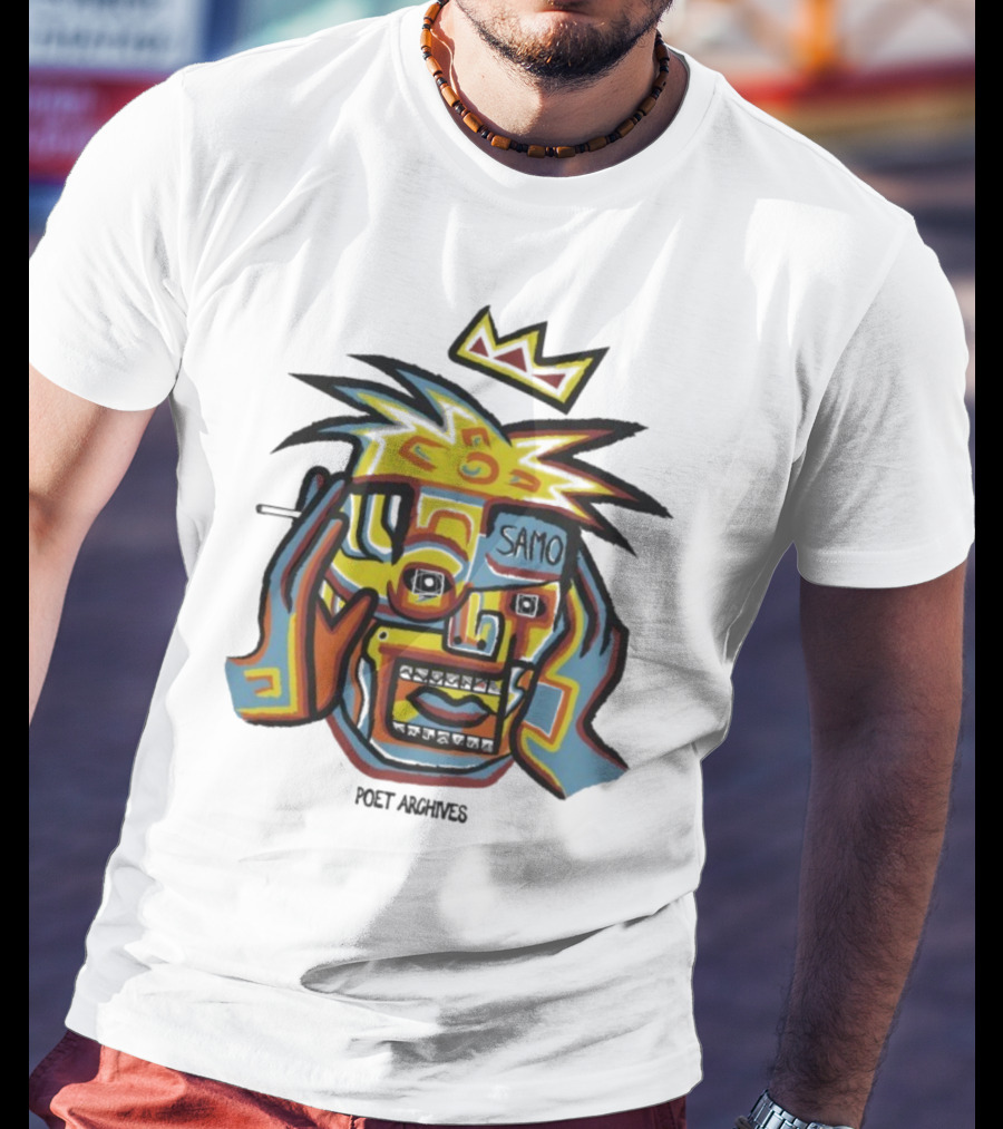 SAMO Crown Poet Archives Street Art Inspired T-Shirt