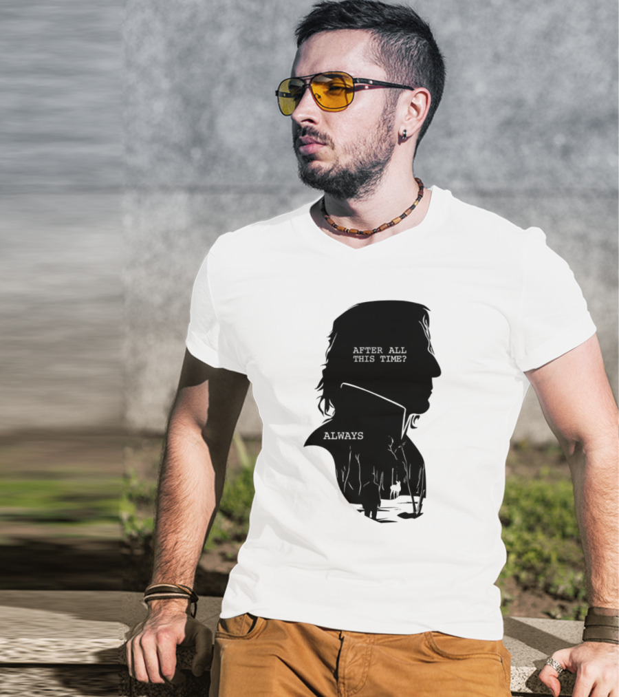 Alan Rickman Always After All This Time Silhouette T-Shirt