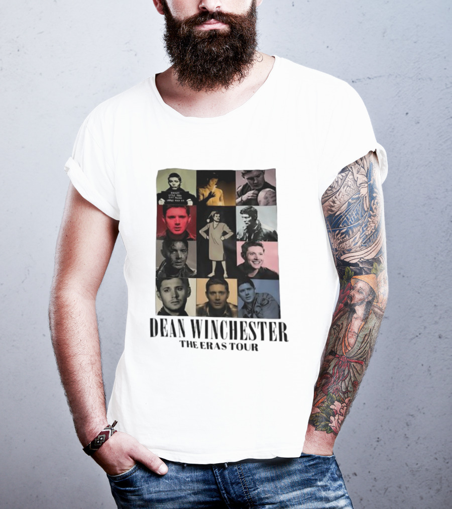 Dean Winchester The Eras Tour Supernatural TV Show T-Shirt