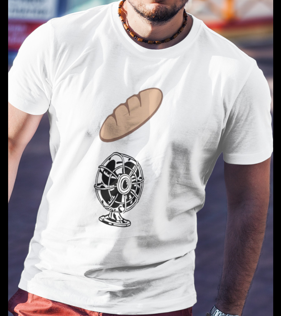 James B. Jones Breadfan Baguette And Fan Icon T-Shirt