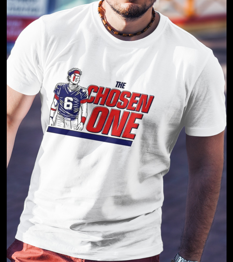 Jaxson Dart New York Giants The Chosen One T-Shirt
