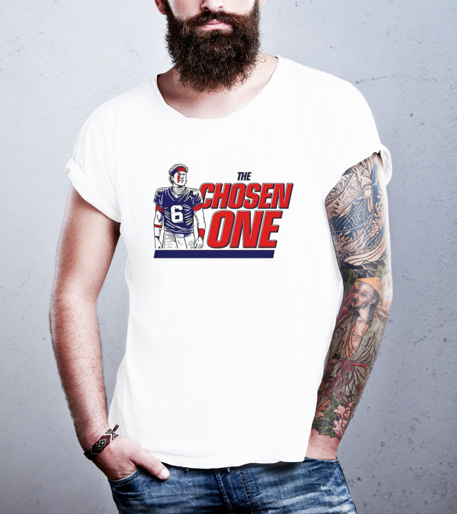 Jaxson Dart New York Giants The Chosen One T-Shirt