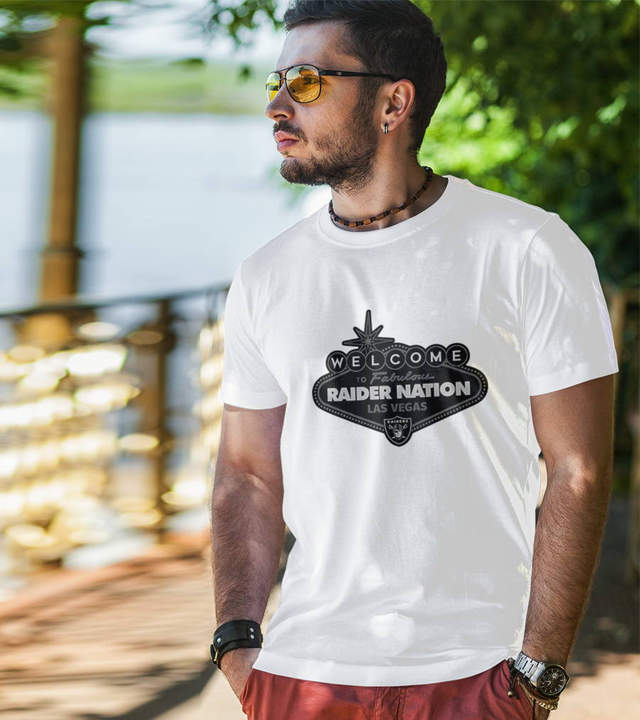 Welcome To Fabulous Raider Nation Las Vegas Raiders NFL Retro T-Shirt