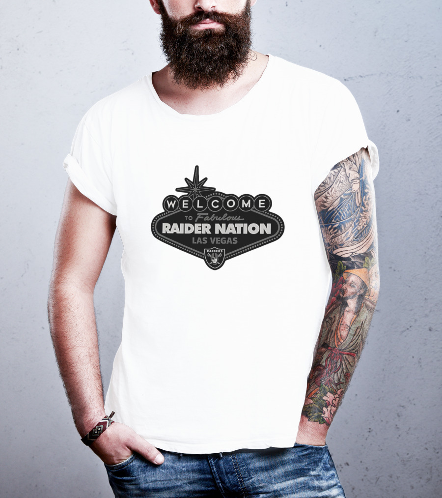 Welcome To Fabulous Raider Nation Las Vegas Raiders NFL Retro T-Shirt