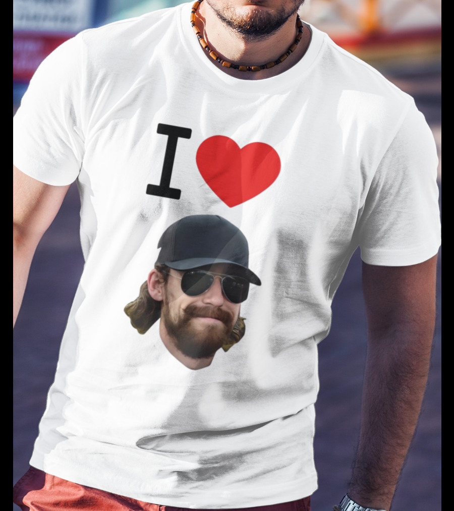 I Heart Ryan Blaney Racing Fan Apparel T-Shirt