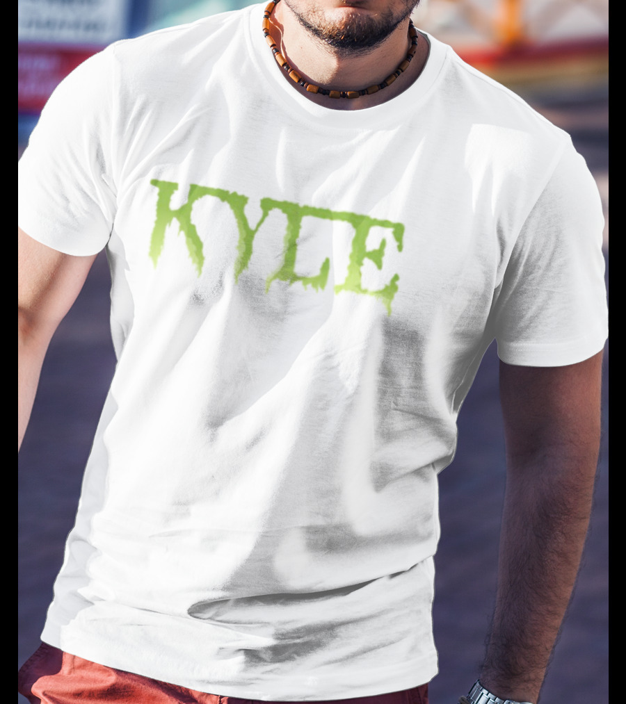 Send It Kyle Bold Green Typography T-Shirt