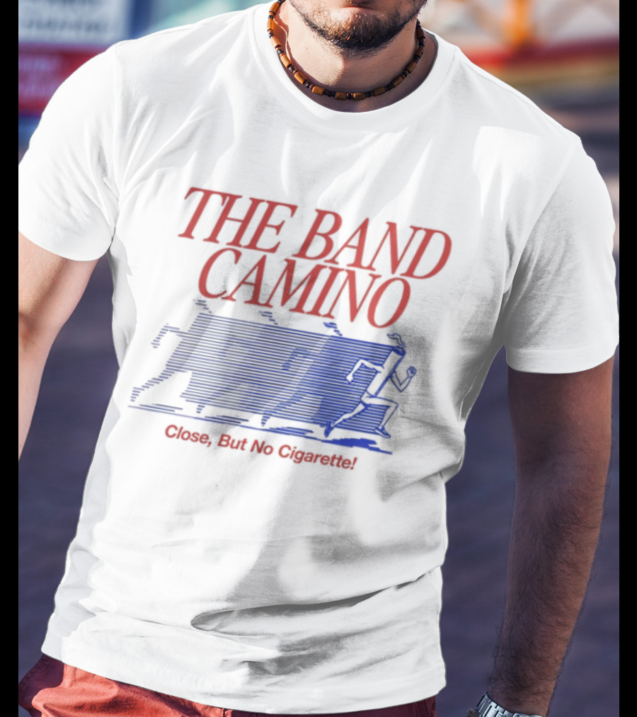 The Band Camino Close But No Cigarette Running Figures T-Shirt