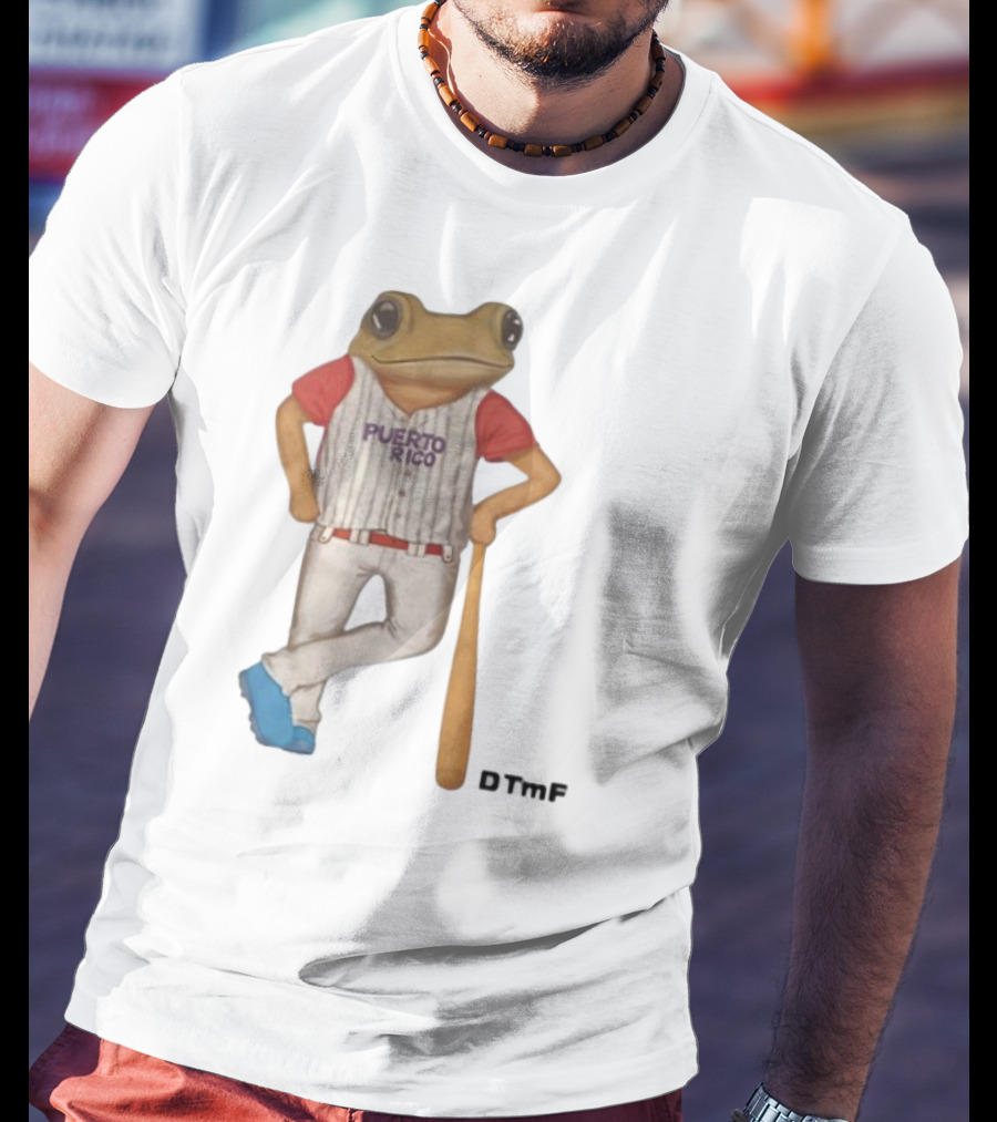 Bad Bunny DTMF Coquí Puerto Rico Baseball T-Shirt