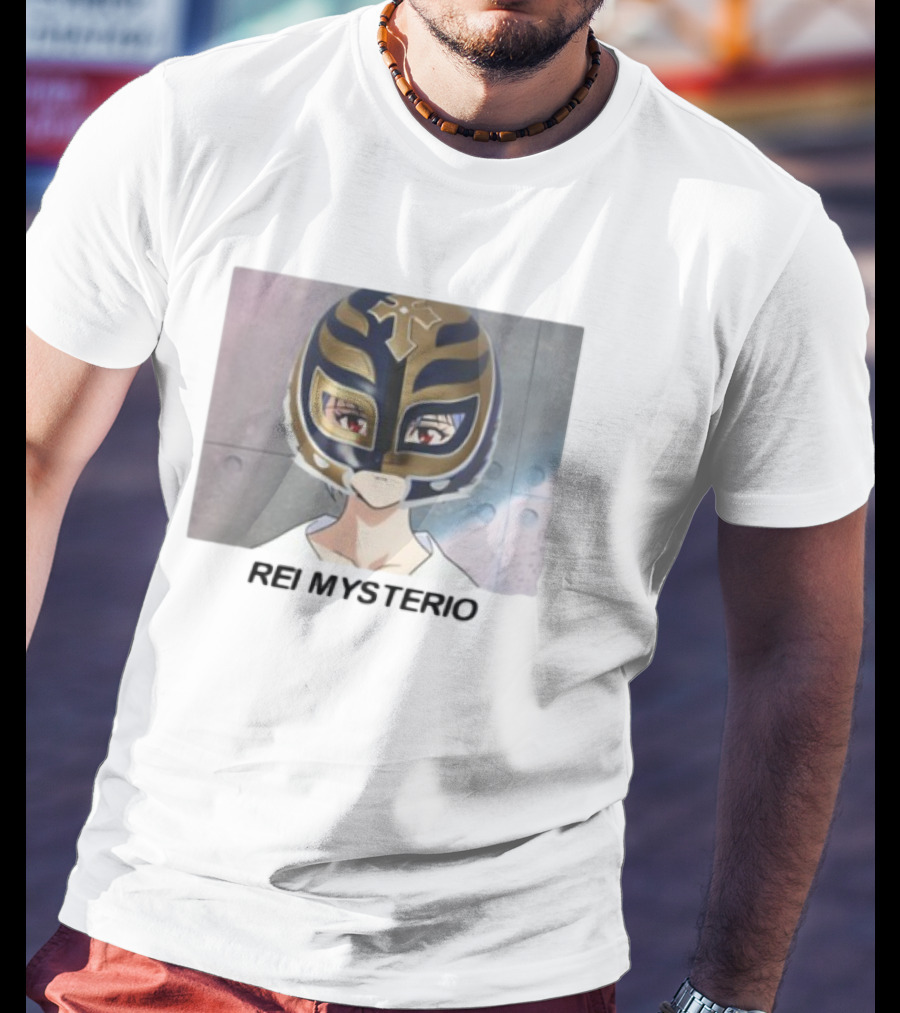 Goofyahhtees Rei Mysterio Anime Mask Fusion T-Shirt