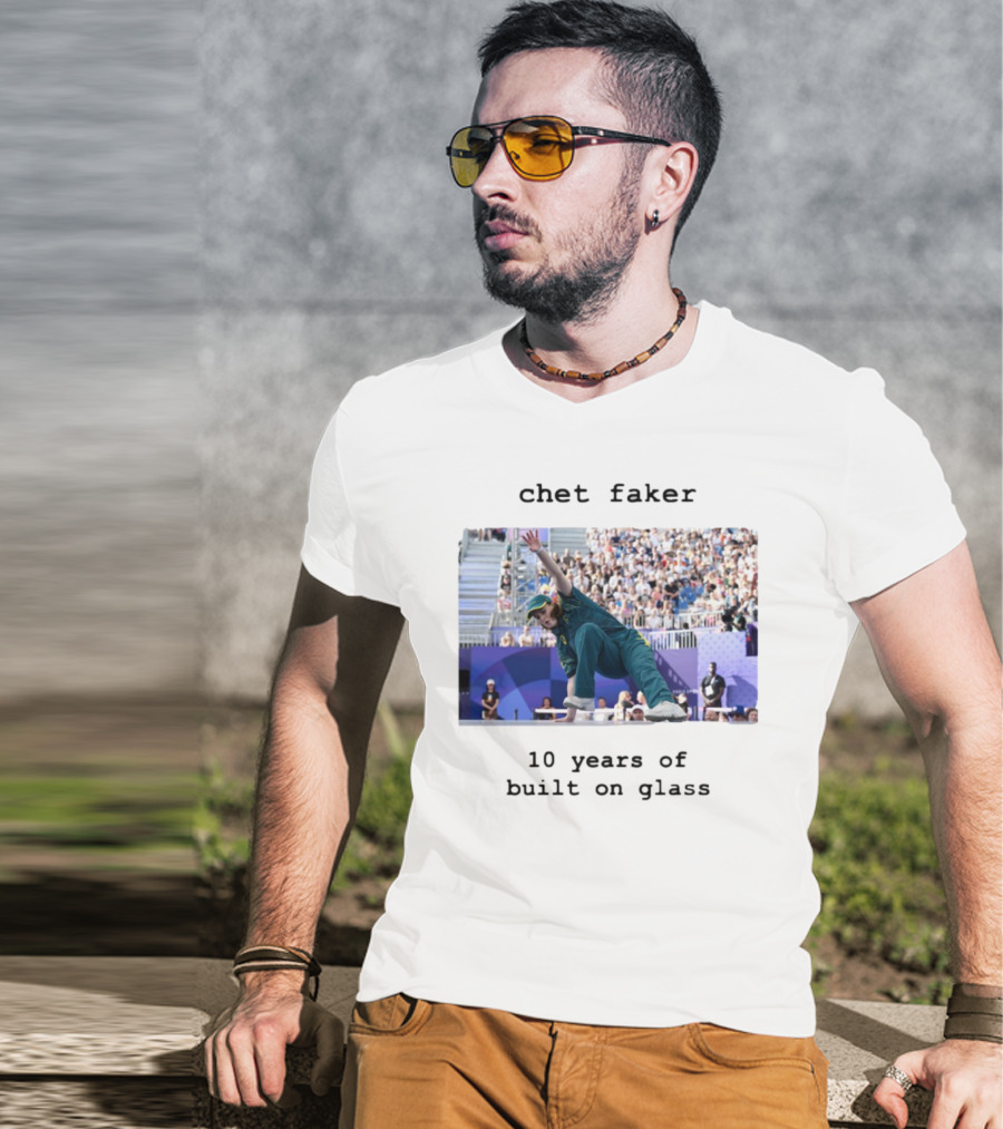 Chet Faker 10 Years Of Built On Glass Breakdancer Performance Event T-Shirt