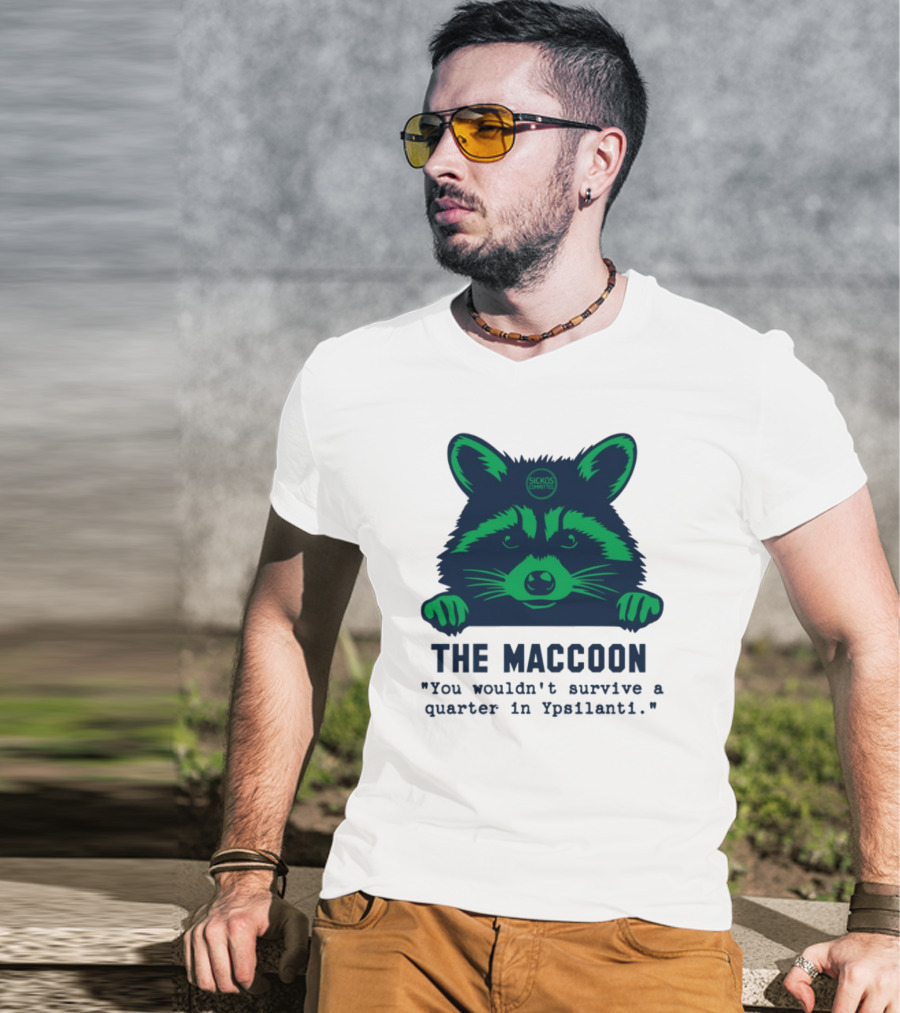 The Maccoon Sickos Committee Ypsilanti Survival Challenge T-Shirt