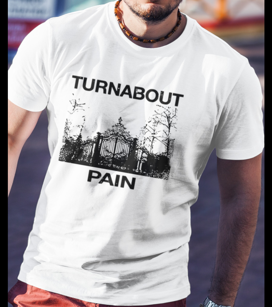 Turnabout Mansion Haunted Forest Scene T-Shirt