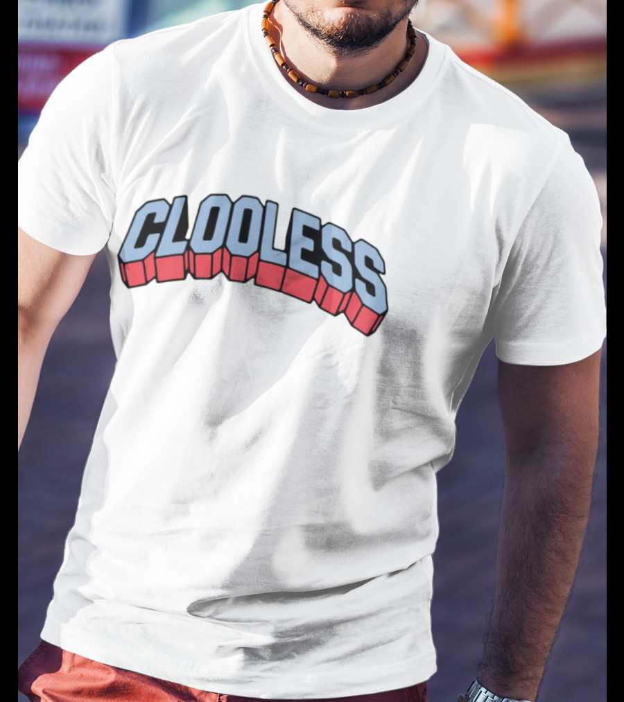 Clooless Podcast Block Party Retro Style Text T-Shirt