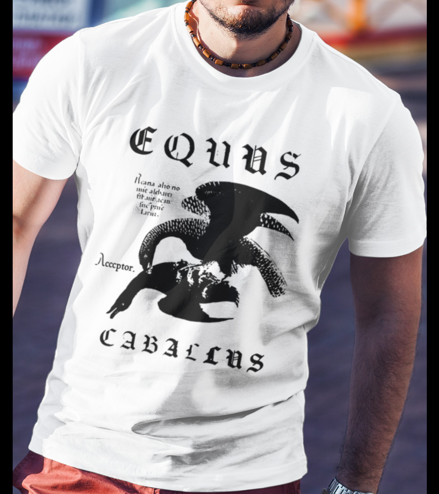 Equus Equi Caballus Latin Horse Text T-Shirt