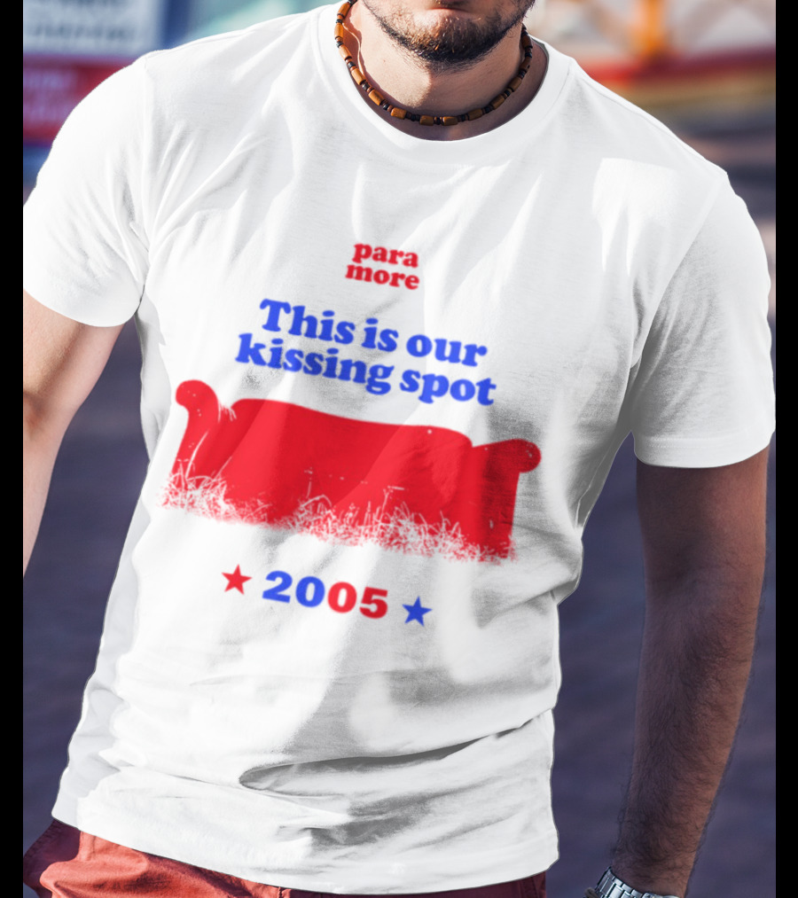 Paramore This Is Our Kissing Spot Couch 2005 T-Shirt