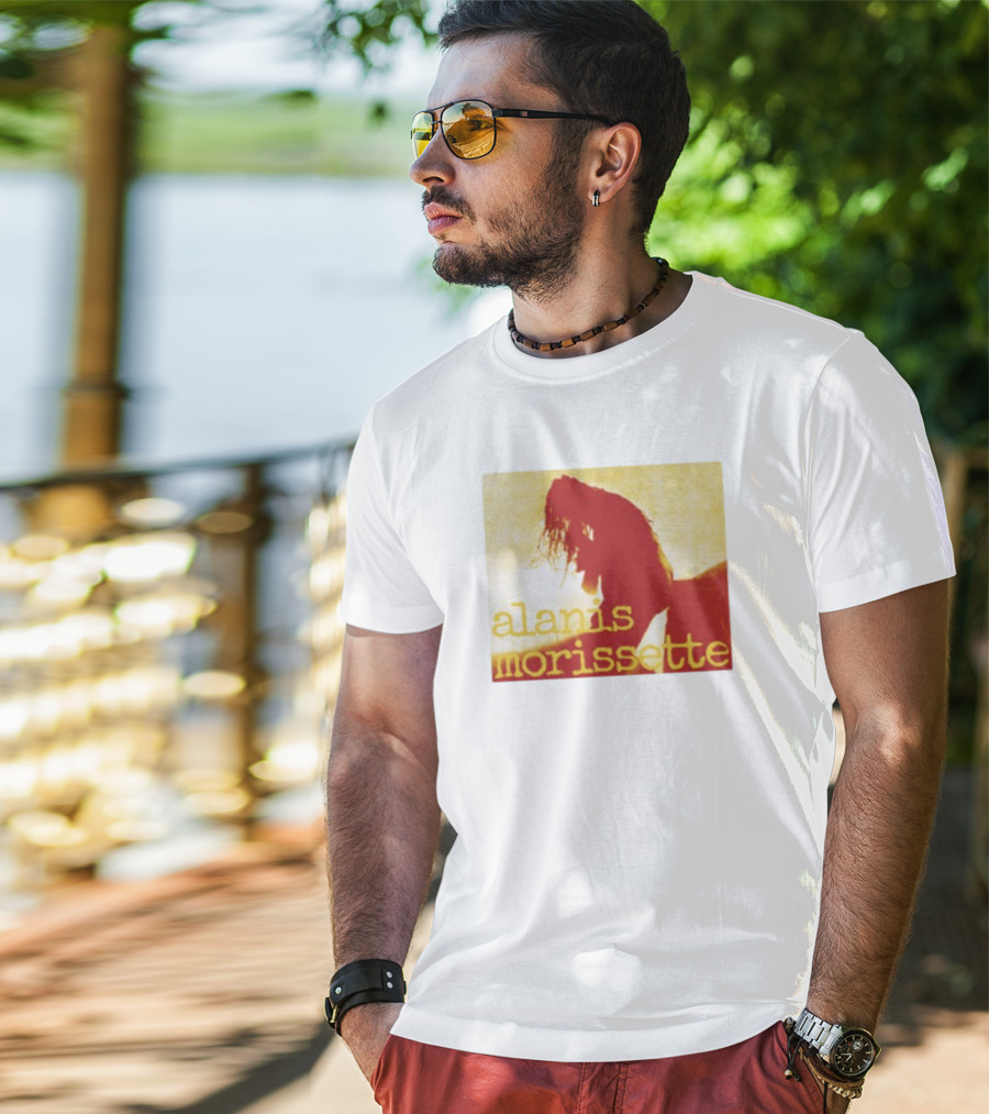 Alanis Morissette Yellow Vintage Silhouette T-Shirt