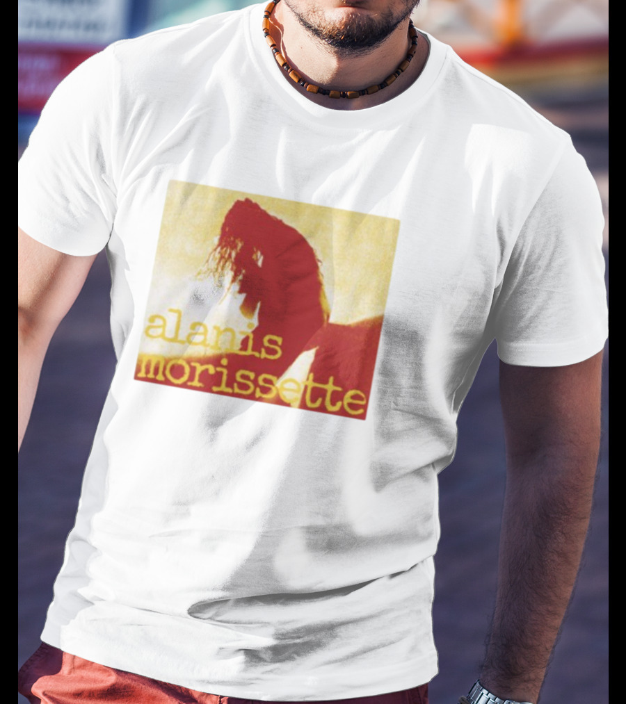Alanis Morissette Yellow Vintage Silhouette T-Shirt