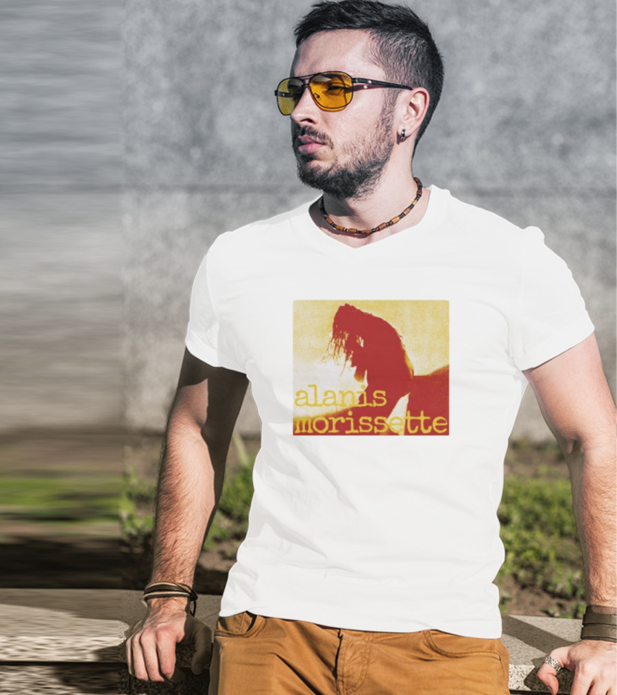 Alanis Morissette Yellow Vintage Silhouette T-Shirt