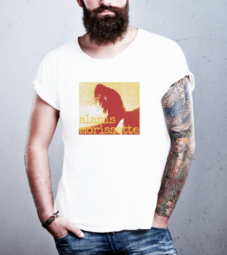 Alanis Morissette Yellow Vintage Silhouette T-Shirt