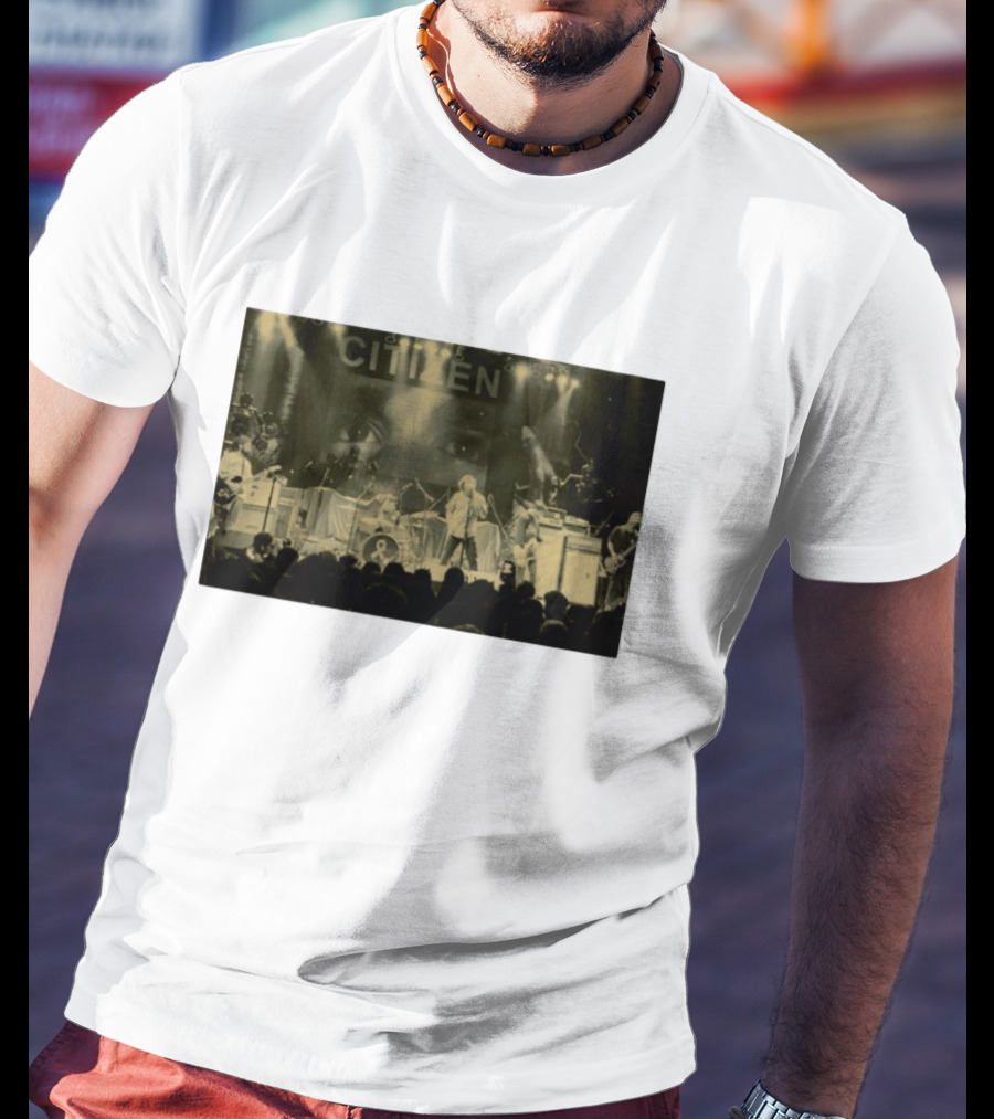 Citizen Be Mine Pull Me In Two I Will Mold Myself Just For You Concert Stage Performance Eyes Banner T-Shirt