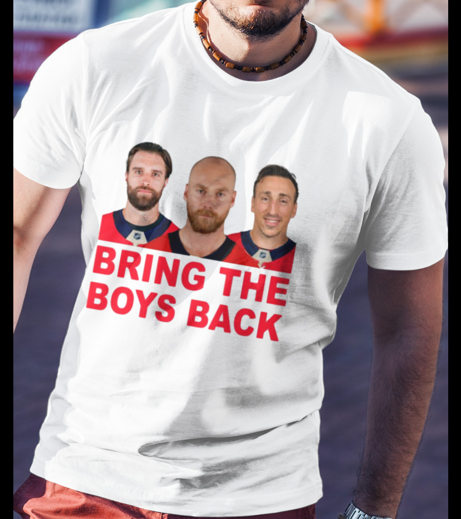 Bring The Boys Back Hockey Players Team Reunion Sports Fans T-Shirt