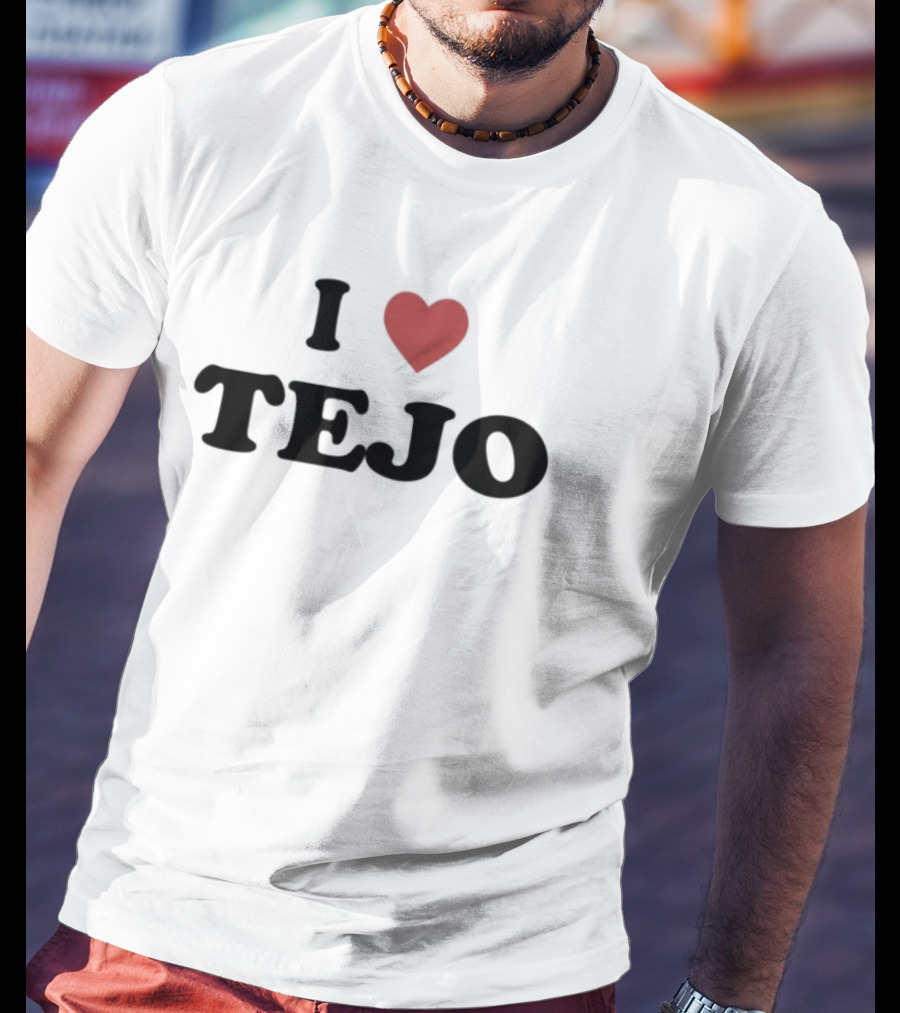 I Love Tejo Red Heart T-Shirt