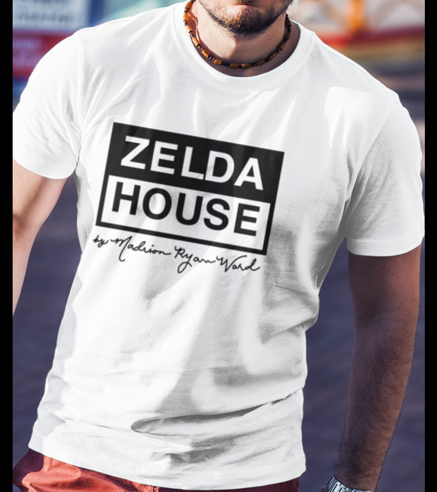 Limited Zelda House Black Triforce Pattern By Madison Ryann Ward T-Shirt