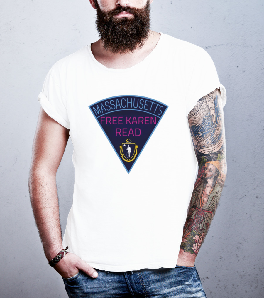 Massachusetts Free Karen Read Emblem Design T-Shirt