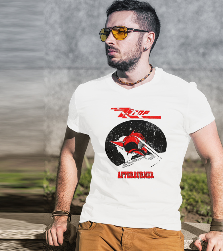 ZZ Top Afterburner Space Theme Retro 1985 T-Shirt