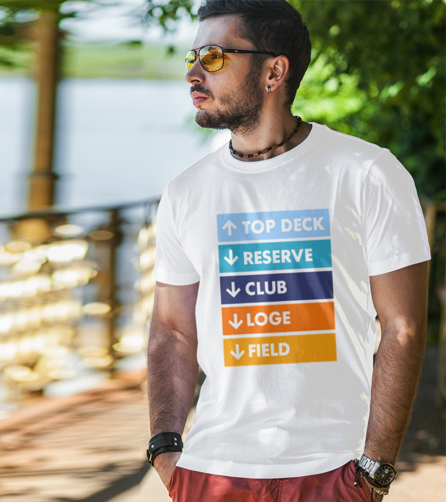 Top Deck Reserve Club Loge Field T-Shirt