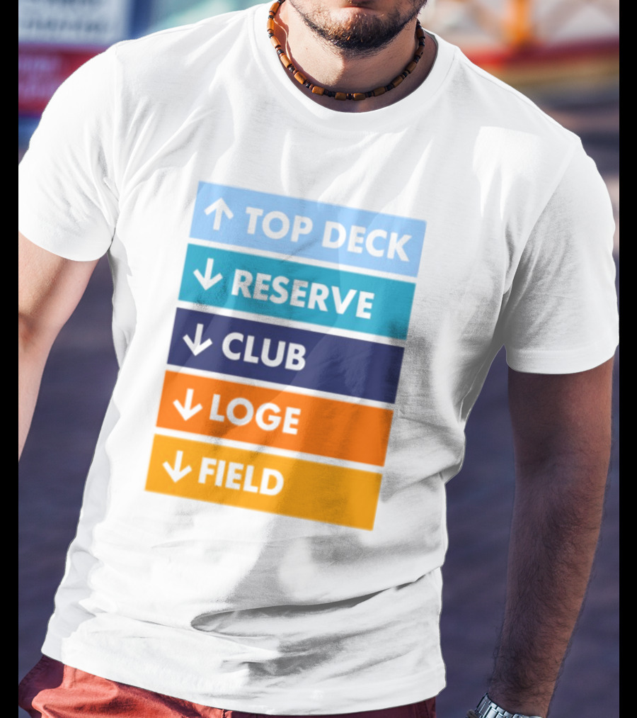 Top Deck Reserve Club Loge Field T-Shirt