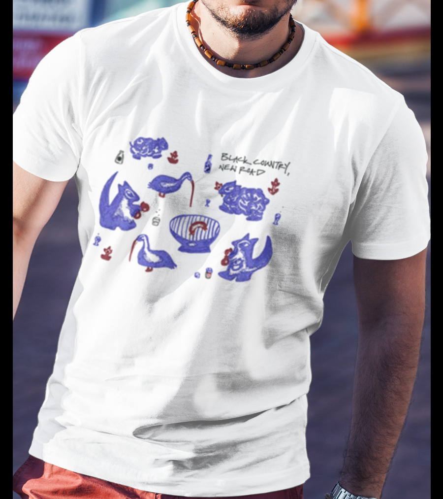 Black Country New Road AU NZ Picnic Animals And Barbecue Theme T-Shirt