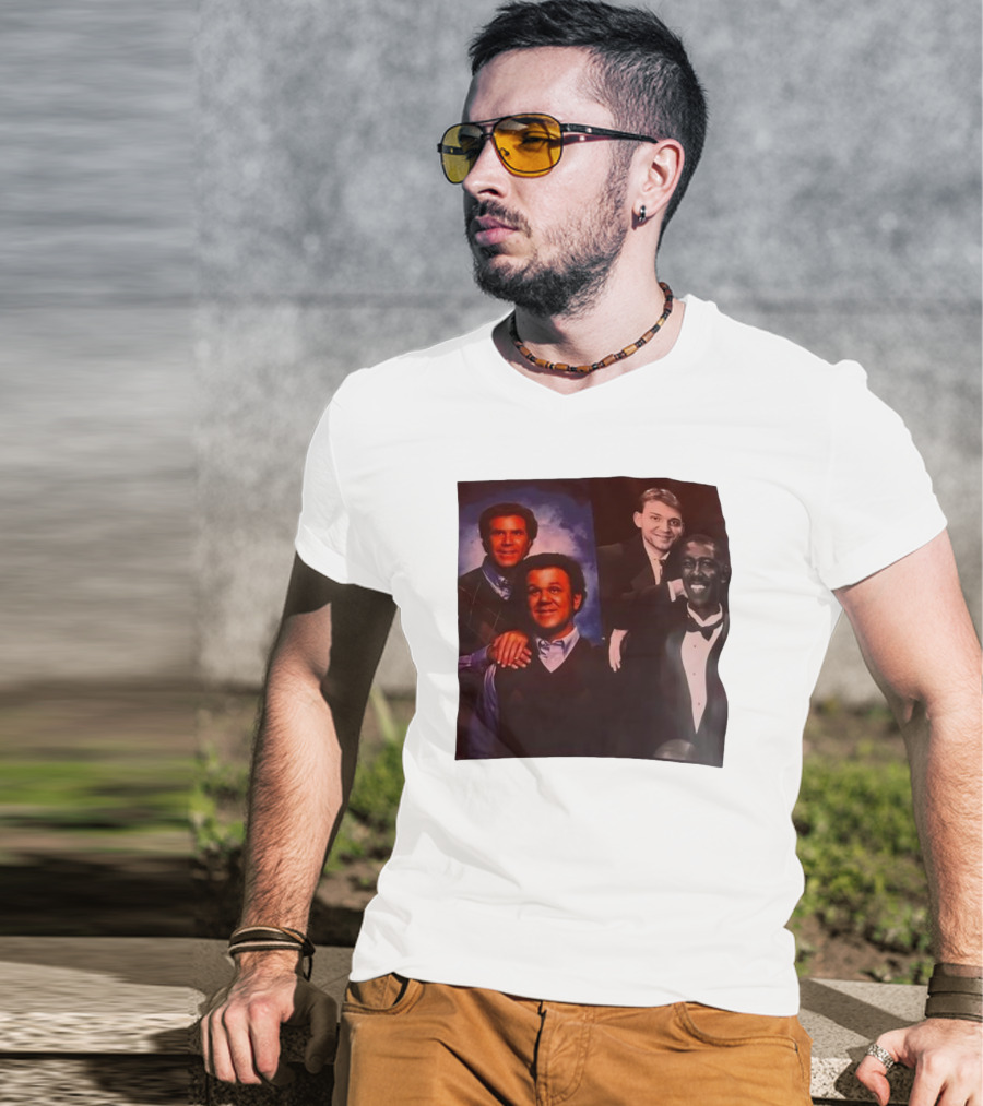Brennan Dale School Picture Step Brothers Inspired Collage T-Shirt
