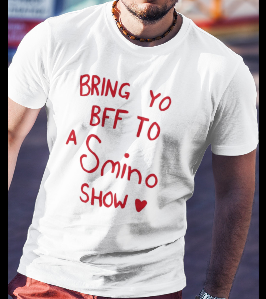 Bring Yo BFF To A Smino Show Fan Merchandise With Heart Design T-Shirt
