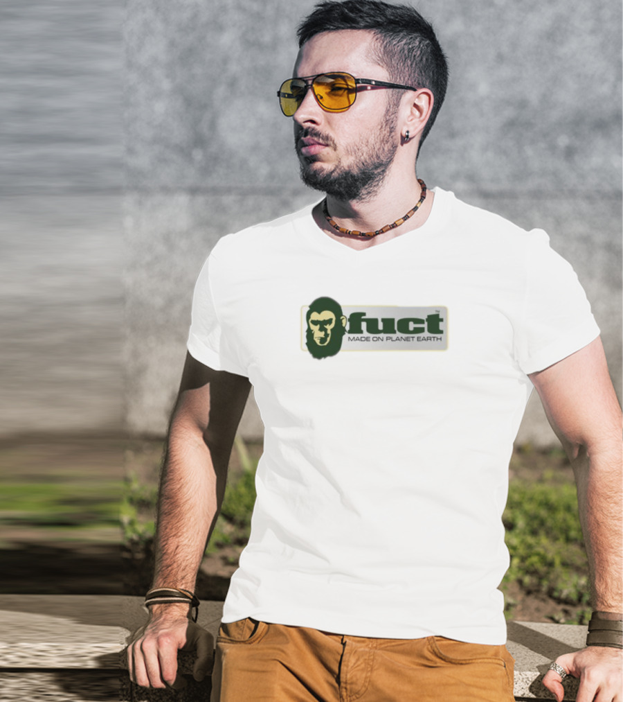 Fuct Made On Planet Earth Gorilla Icon T-Shirt