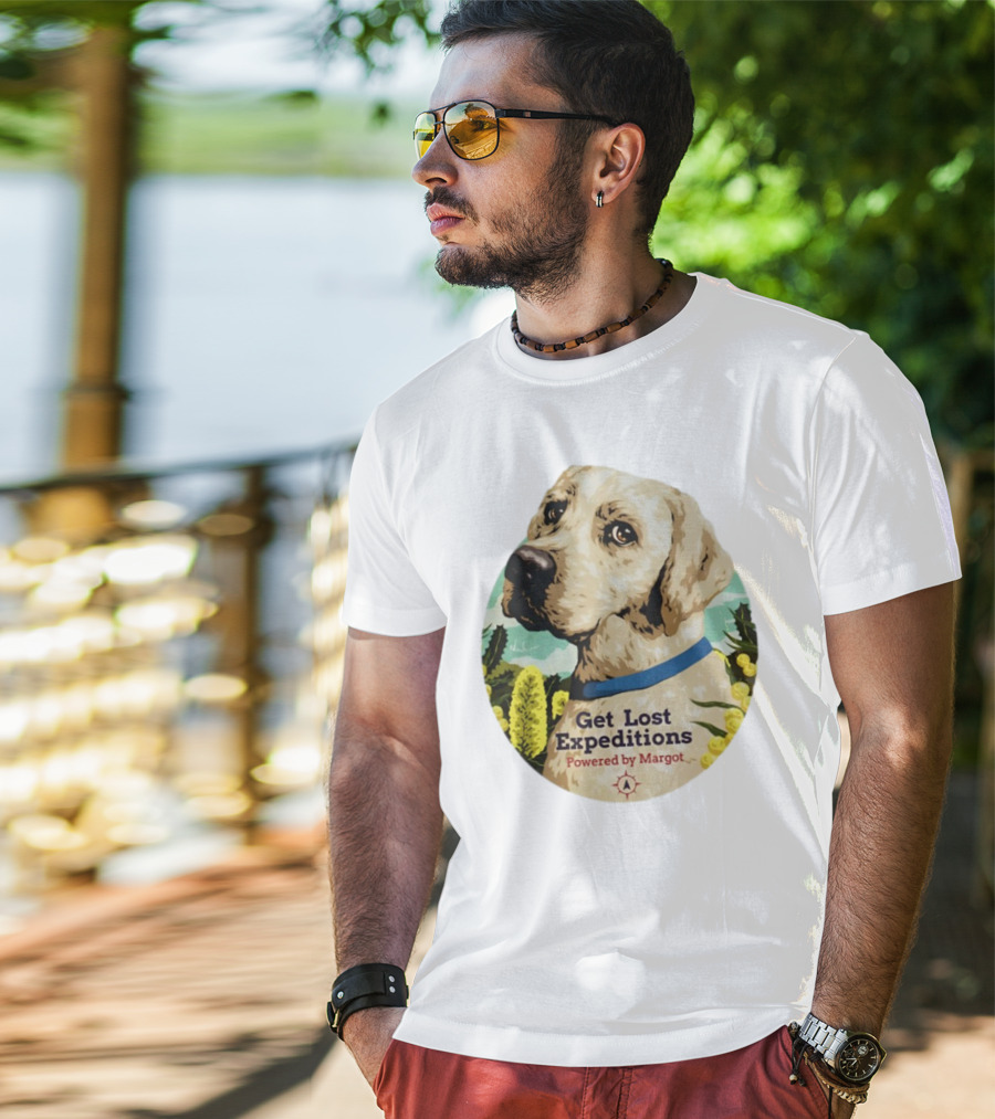 Get Lost Expeditions Powered By Margot Dog Adventure T-Shirt