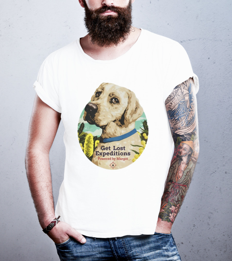 Get Lost Expeditions Powered By Margot Dog Adventure T-Shirt