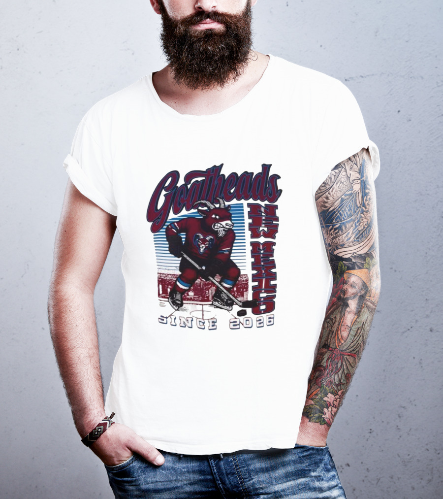 Goatheads New Mexico Hockey Since 2026 Hometown Pride Collection T-Shirt