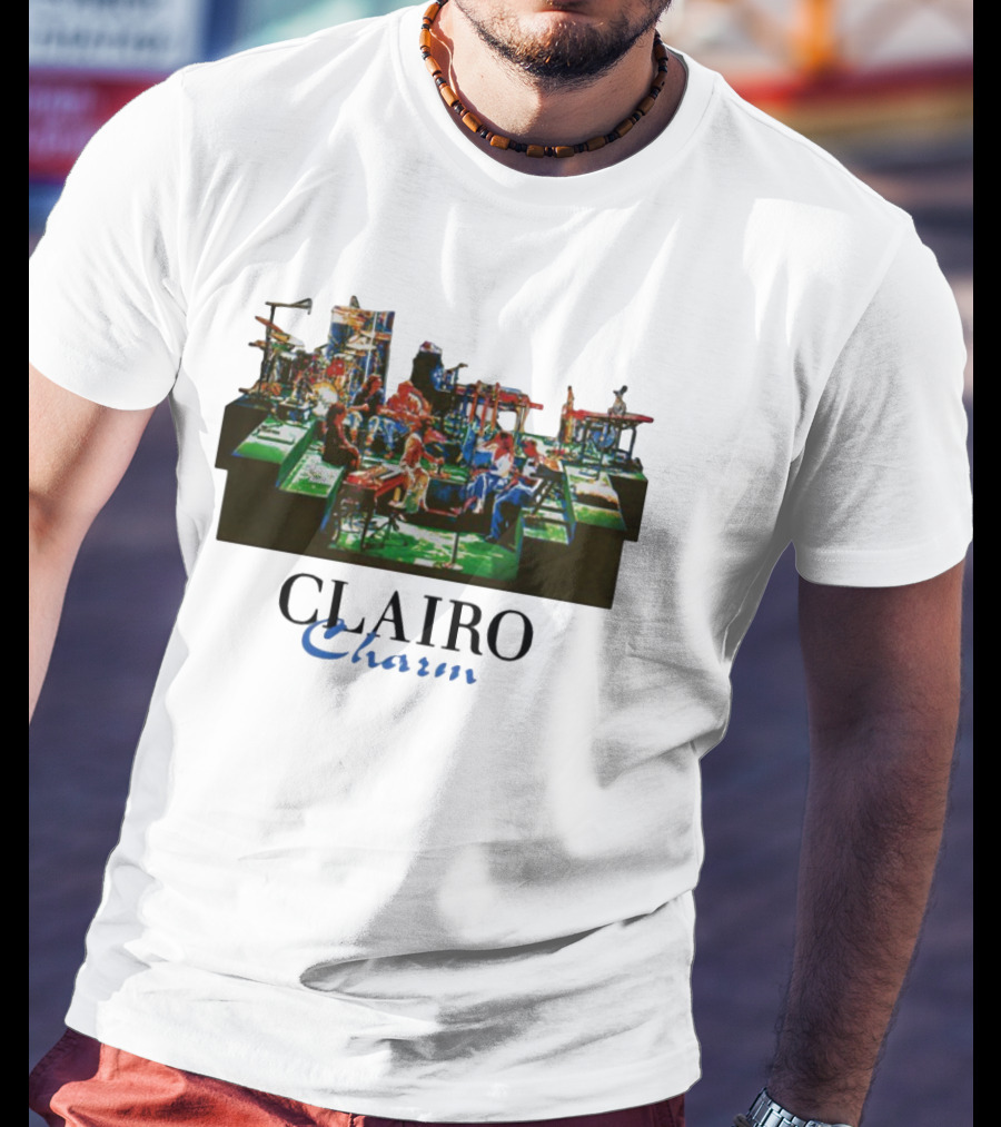 Jeanpiconsuegra Clairo Charm Vintage Band Stage Performance T-Shirt