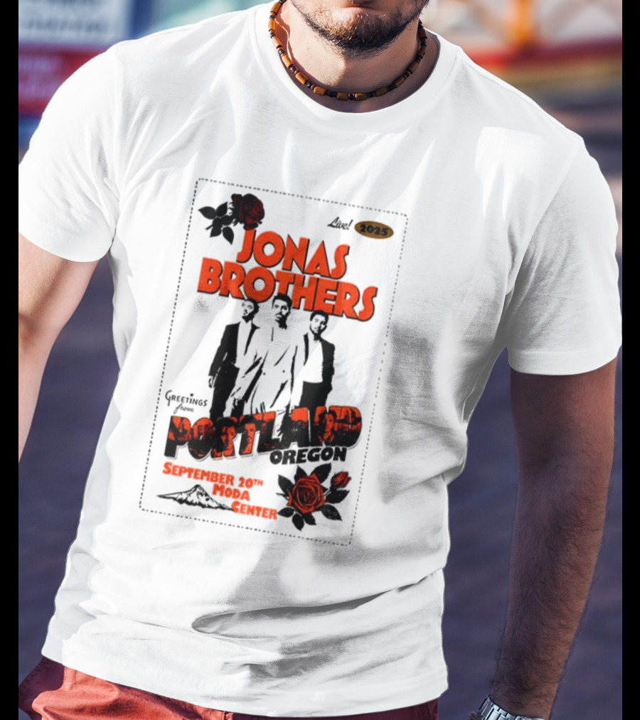Jonas Brothers Portland Oregon September 20 2023 Moda Center T-Shirt